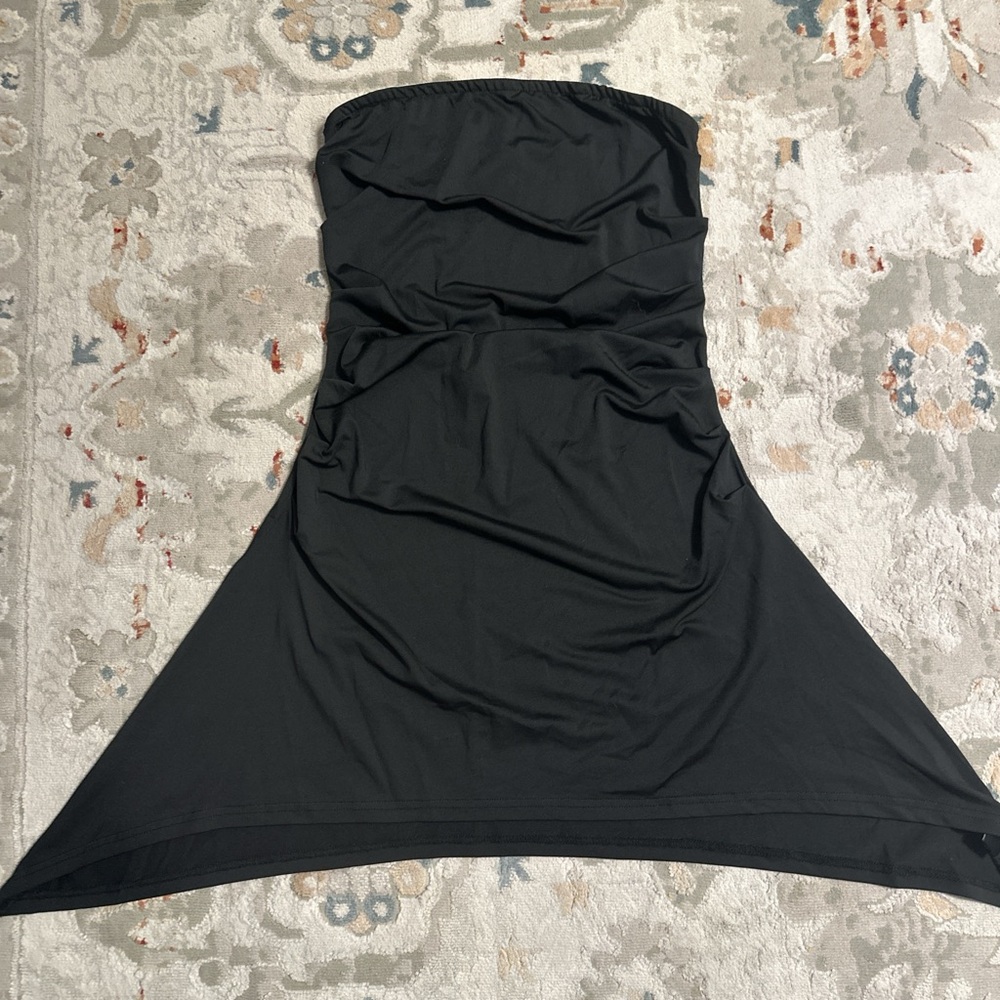 Party black mini dress